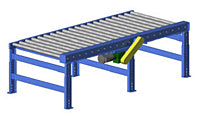 DeepFlo® Gravity and Powered 1.9 DIA. Roller Conveyors